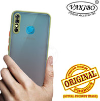 VAKIBO Smoke Design With Camera Protection Light Green Coloured Soft Sides and Hard Back Back Cover Case Suitable for Infinix Hot 8