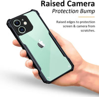 VAKIBO Best Selling Black and Transparent Back Cover Case Made With Soft TPU and Acrylic With 4 Corner and Camera Protection Suitable for Apple iPhone 11