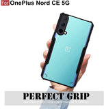 VAKIBO Super Premium Black Border Transparent Case With Corner Protection & Camera Protection Suitable for OnePlus Nord CE