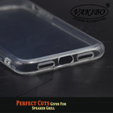 VAKIBO Premium Clear 2MM Thick Transparent Soft TPU Rubber Back Cover Case With Camera Protection Suitable for iPhone 11