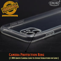 VAKIBO Premium Clear 2MM Thick Transparent Soft TPU Rubber Back Cover Case With Camera Protection Suitable for iPhone 11