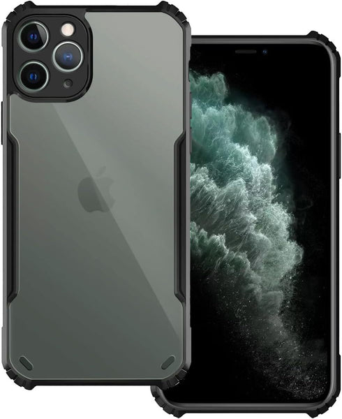VAKIBO Super Premium Black Border Transparent Case With Corner Protection & Camera Protection Suitable for iPhone 11 Pro