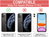 VAKIBO Super Premium Black Border Transparent Case With Corner Protection & Camera Protection Suitable for iPhone 11 Pro