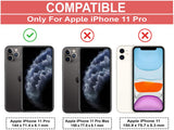 VAKIBO Super Premium Black Border Transparent Case With Corner Protection & Camera Protection Suitable for iPhone 11 Pro