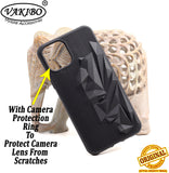 VAKIBO Bat Man 3D Mask Design Black Coloured Soft TPU Back Cover Case With Camera Protection Ring Suitable for Apple iPhone 11 Pro