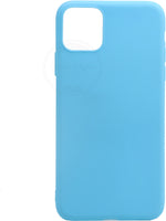 VAKIBO 1.2 MM Thick Sky Blue Coloured Soft TPU Rubber Back Cover Case With Camera Protection Ring Suitable for Apple iPhone 11 Pro