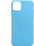 VAKIBO 1.2 MM Thick Sky Blue Coloured Soft TPU Rubber Back Cover Case With Camera Protection Ring Suitable for Apple iPhone 11 Pro