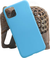 VAKIBO 1.2 MM Thick Sky Blue Coloured Soft TPU Rubber Back Cover Case With Camera Protection Ring Suitable for Apple iPhone 11 Pro