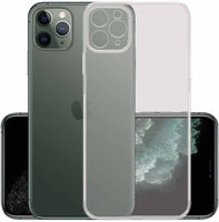 VAKIBO Super Premium Soft TPU Transparent Case With Dustplug,Side Grip,Corner Protection,lanyard Cuts,Camera Protection Suitable for iPhone 11 Pro Max