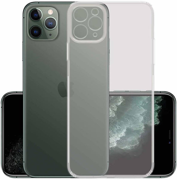 VAKIBO Super Premium Soft TPU Transparent Case With Dustplug,Side Grip,Corner Protection,lanyard Cuts,Camera Protection Suitable for iPhone 11 Pro Max