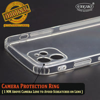 VAKIBO Premium Clear 1.5MM Thick Transparent Soft TPU Rubber Back Cover Case With Camera Protection Suitable for Apple iPhone 12