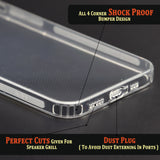 VAKIBO Premium Clear 1.5MM Thick Transparent Soft TPU Rubber Back Cover Case With Camera Protection Suitable for Apple iPhone 12