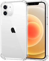 VAKIBO Premium Clear 2MM Thick Transparent Soft TPU Rubber Back Cover Case With Camera Protection Suitable for Apple iPhone 12 Mini