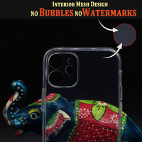 VAKIBO Premium Clear 2MM Thick Transparent Soft TPU Rubber Back Cover Case With Camera Protection Suitable for Apple iPhone 12 Mini