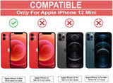 VAKIBO Best Selling Black and Transparent Back Cover Case Made With Soft TPU and Acrylic With 4 Corner and Camera Protection Suitable for Apple iPhone 12 Mini