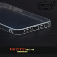 VAKIBO Premium Clear 2MM Thick Transparent Soft TPU Rubber Back Cover Case With Camera Protection Suitable for Apple iPhone 12 Pro Max