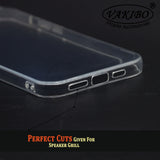 VAKIBO Premium Clear 2MM Thick Transparent Soft TPU Rubber Back Cover Case With Camera Protection Suitable for Apple iPhone 12 Pro Max