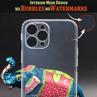 VAKIBO Premium Clear 1.5MM Thick Transparent Soft TPU Rubber Back Cover Case With Camera Protection Suitable for Apple iPhone 12 Pro Max