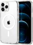 VAKIBO Megnatic Magsafe Transparent Soft with Hard back Back Cover Case With Camera Protection Ring Suitable for Apple iPhone 12 Pro Max