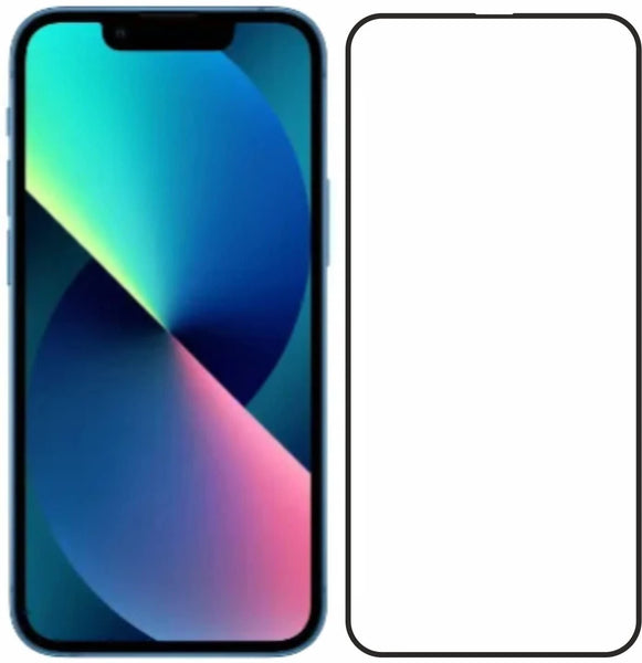 Super Premium Quality Tempered Glass Screen Guard Protector With Black Border Suitable For iPhone 13 Mini