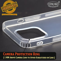 VAKIBO Premium Clear 1.5MM Thick Transparent Soft TPU Rubber Back Cover Case With Camera Protection Suitable for Apple iPhone 13 Pro