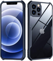 VAKIBO Super Premium Black Border Transparent Case With Corner Protection & Camera Protection Suitable for iPhone 13 Pro Max
