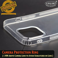 VAKIBO Premium Clear 1.5MM Thick Transparent Soft TPU Rubber Back Cover Case With Camera Protection Suitable for Apple iPhone 13 Pro Max