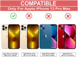 VAKIBO Super Premium Black Border Transparent Case With Corner Protection & Camera Protection Suitable for iPhone 13 Pro Max