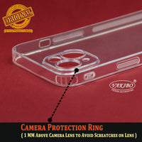 VAKIBO Premium Clear 1.5MM Thick Transparent Soft TPU Rubber Back Cover Case With Camera Protection Suitable for Apple iPhone 14