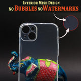 VAKIBO Super Premium Soft TPU Transparent Case With Dustplug,Side Grip,Corner Protection,lanyard Cuts,Camera Protection Suitable for iPhone 15 Plus