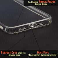 VAKIBO Super Premium Soft TPU Transparent Case With Dustplug,Side Grip,Corner Protection,lanyard Cuts,Camera Protection Suitable for iPhone 15 Plus