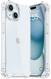 VAKIBO Super Premium Soft TPU Transparent Case With Dustplug,Side Grip,Corner Protection,lanyard Cuts,Camera Protection Suitable for iPhone 15 Plus