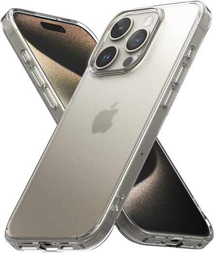 VAKIBO Premium Clear 1.5MM Thick Transparent Soft TPU Rubber Back Cover Case With Camera Protection Suitable for Apple iPhone 15 Pro