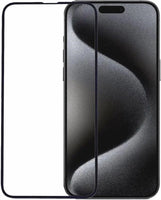 Super Premium Quality Tempered Glass Screen Guard Protector With Black Border Suitable For iPhone 15 Pro Max