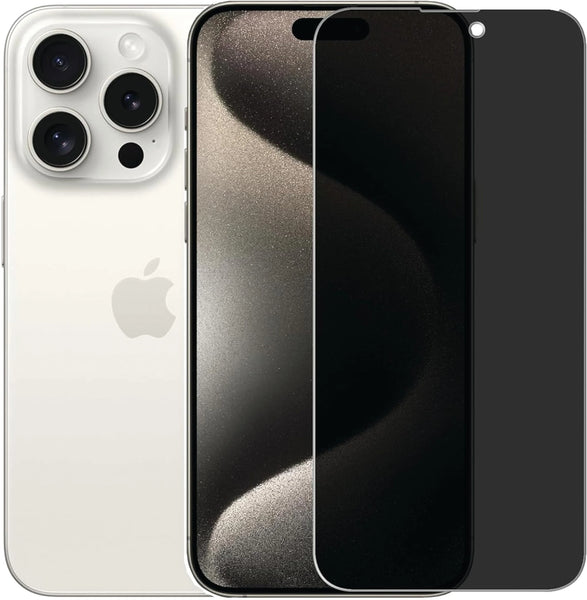 Super Premium Quality Tempered Glass Screen Guard Protector With Black Border Suitable For iPhone 16 Pro