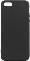 VAKIBO 1.2 MM Thick Black Coloured Soft TPU Rubber Back Cover Case With Camera Protection Ring Suitable for Apple iPhone 5