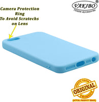 VAKIBO 1.2 MM Thick Sky Blue Coloured Soft TPU Rubber Back Cover Case With Camera Protection Ring Suitable for Apple iPhone 6