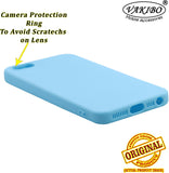 VAKIBO 1.2 MM Thick Sky Blue Coloured Soft TPU Rubber Back Cover Case With Camera Protection Ring Suitable for Apple iPhone 6