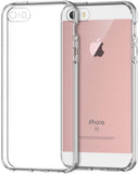 VAKIBO Premium Clear 1.5MM Thick Transparent Soft TPU Rubber Back Cover Case With Camera Protection Suitable for Apple iPhone 5s