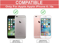 VAKIBO Best Selling Black and Transparent Back Cover Case Made With Soft TPU and Acrylic With 4 Corner and Camera Protection Suitable for Apple iPhone 6