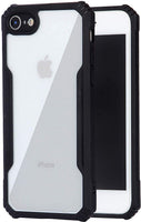 VAKIBO Best Selling Black and Transparent Back Cover Case Made With Soft TPU and Acrylic With 4 Corner and Camera Protection Suitable for Apple iPhone 6