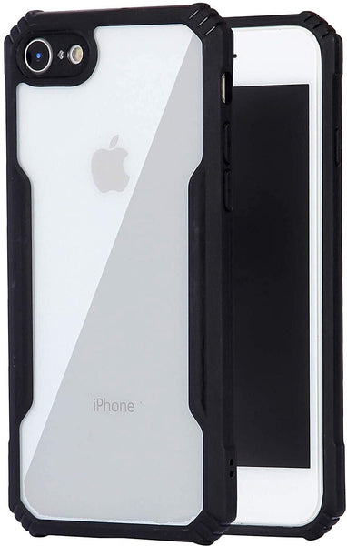VAKIBO Super Premium Black Border Transparent Case With Corner Protection & Camera Protection Suitable for iPhone 6