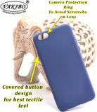 VAKIBO 1.2 MM Thick Blue Coloured Soft TPU Rubber Back Cover Case With Camera Protection Ring Suitable for Apple iPhone 8