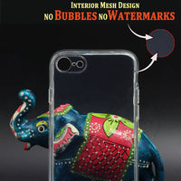 VAKIBO Premium Clear 2MM Thick Transparent Soft TPU Rubber Back Cover Case With Camera Protection Suitable for Apple iPhone 8