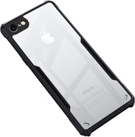 VAKIBO Best Selling Black and Transparent Back Cover Case Made With Soft TPU and Acrylic With 4 Corner and Camera Protection Suitable for Apple iPhone 7