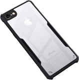 VAKIBO Best Selling Black and Transparent Back Cover Case Made With Soft TPU and Acrylic With 4 Corner and Camera Protection Suitable for Apple iPhone 7