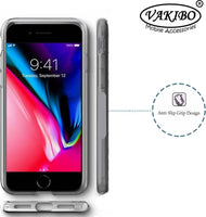 VAKIBO Premium Clear 1.5MM Thick Transparent Soft TPU Rubber Back Cover Case With Camera Protection Suitable for Apple iPhone 7