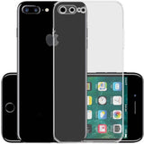 VAKIBO Premium Clear 1.5MM Thick Transparent Soft TPU Rubber Back Cover Case With Camera Protection Suitable for Apple iPhone 7 Plus