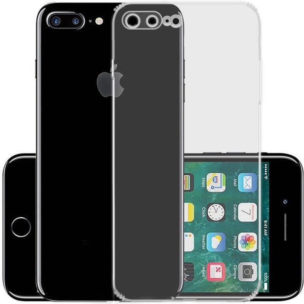 VAKIBO Premium Clear 1.5MM Thick Transparent Soft TPU Rubber Back Cover Case With Camera Protection Suitable for Apple iPhone 7 Plus