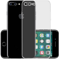 VAKIBO Premium Clear 1.5MM Thick Transparent Soft TPU Rubber Back Cover Case With Camera Protection Suitable for Apple iPhone 8 Plus